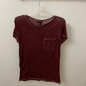 🦋3 for $15🦋 Maroon Pocket Tee